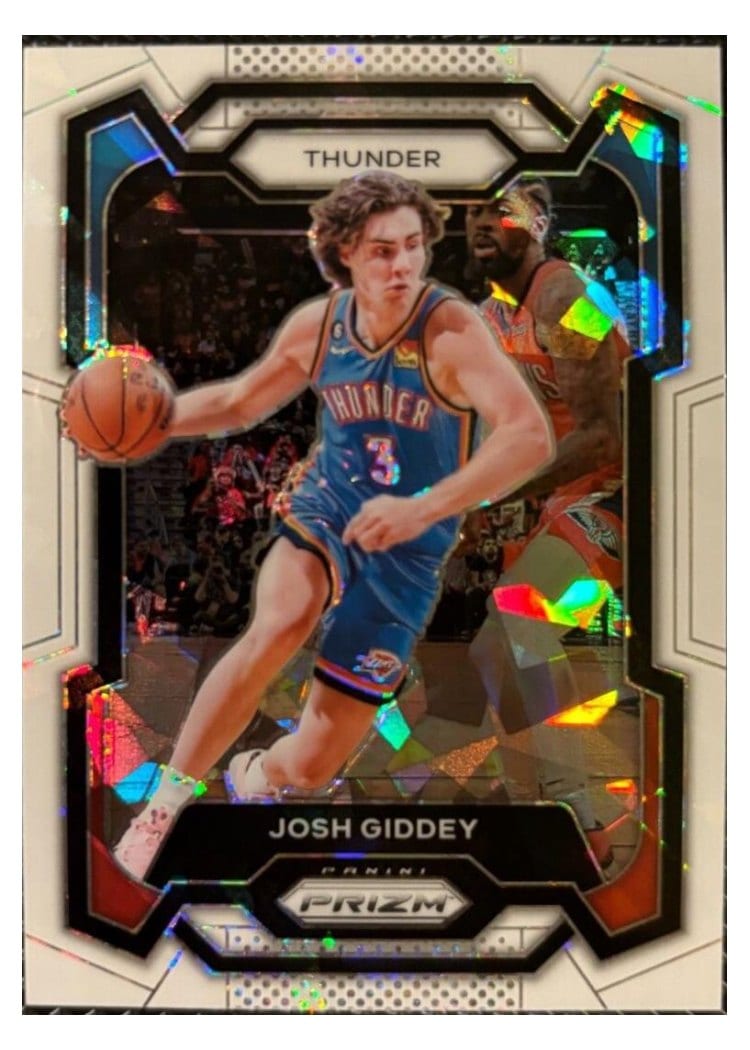2023-24 Panini Prizm Base Set Josh Giddey #50 card