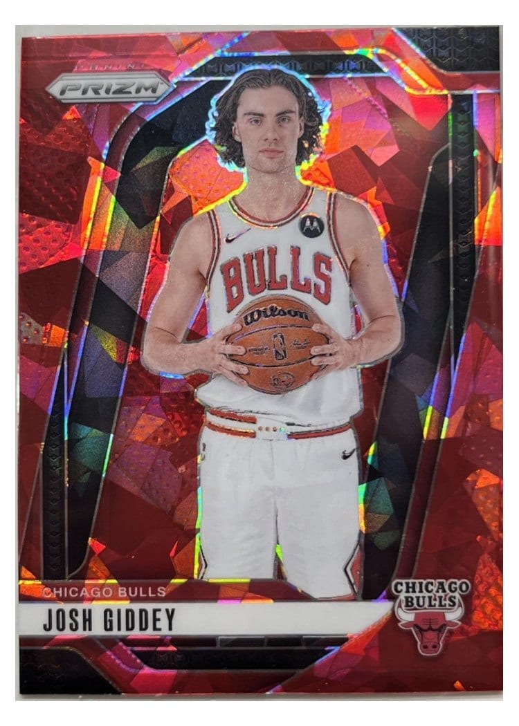 2024-25 Panini Prizm Base Set Josh Giddey Red Ice #112 card