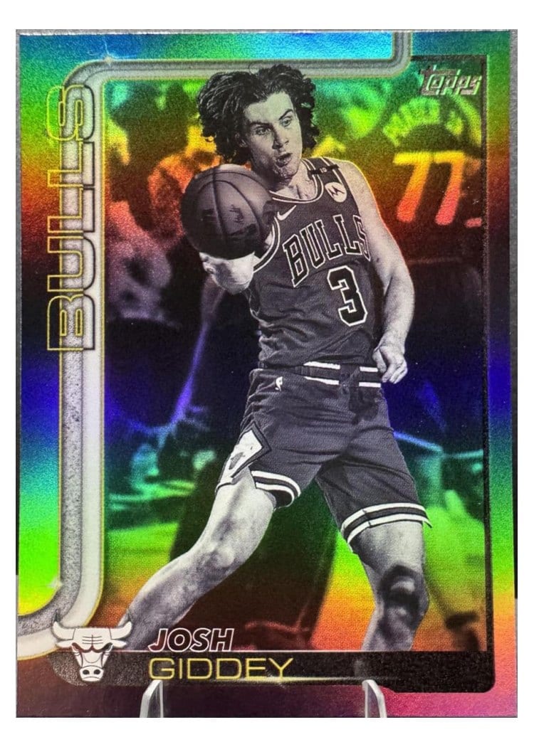 2025-26 Topps Base Set Josh Giddey Blackout #35 card
