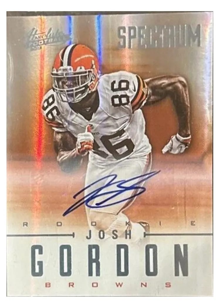 2012 Panini Absolute Josh Gordon #137 card