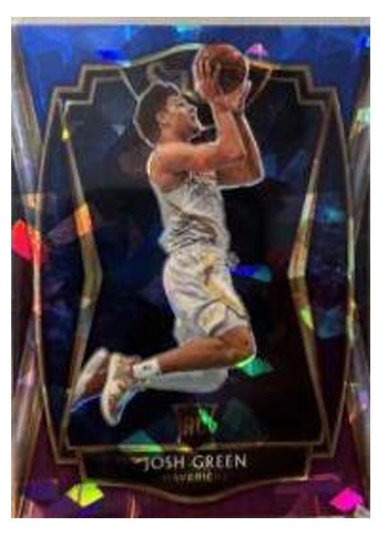 2020-21 Panini Select Base Set Josh Green Blue White Purple Ice #192 card