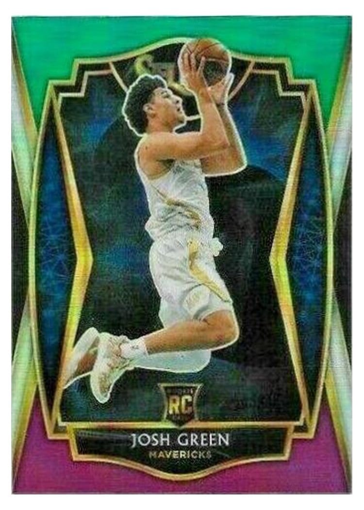 2020-21 Panini Select Base Set Josh Green Green White Purple #192 card