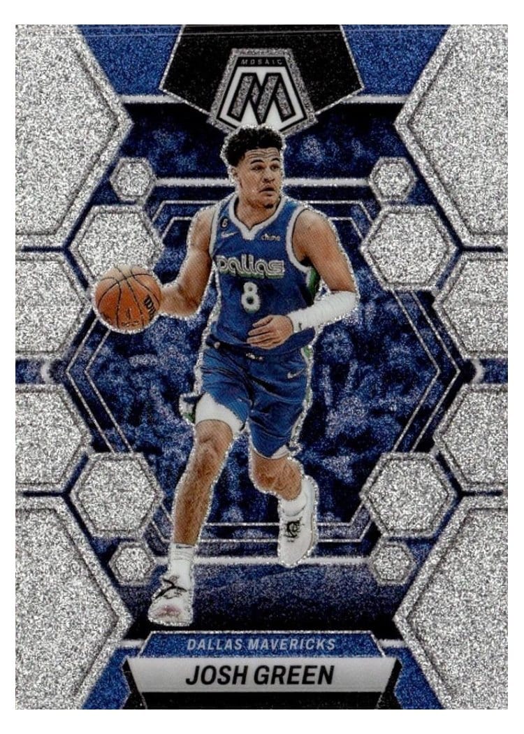 2022-23 Panini Mosaic Base Set Josh Green Glitter #102 card