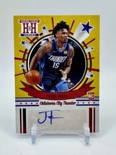 2020-21 Panini Chronicles Hometown Heroes Rookie Autographs Josh Hall #HH-JHL card