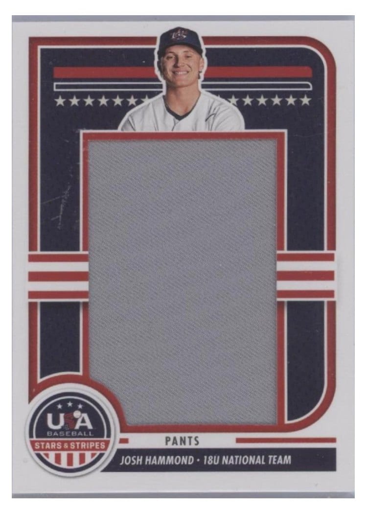 2025 Panini Stars & Stripes Jumbo Material Pants Josh Hammond #JMJ-JH