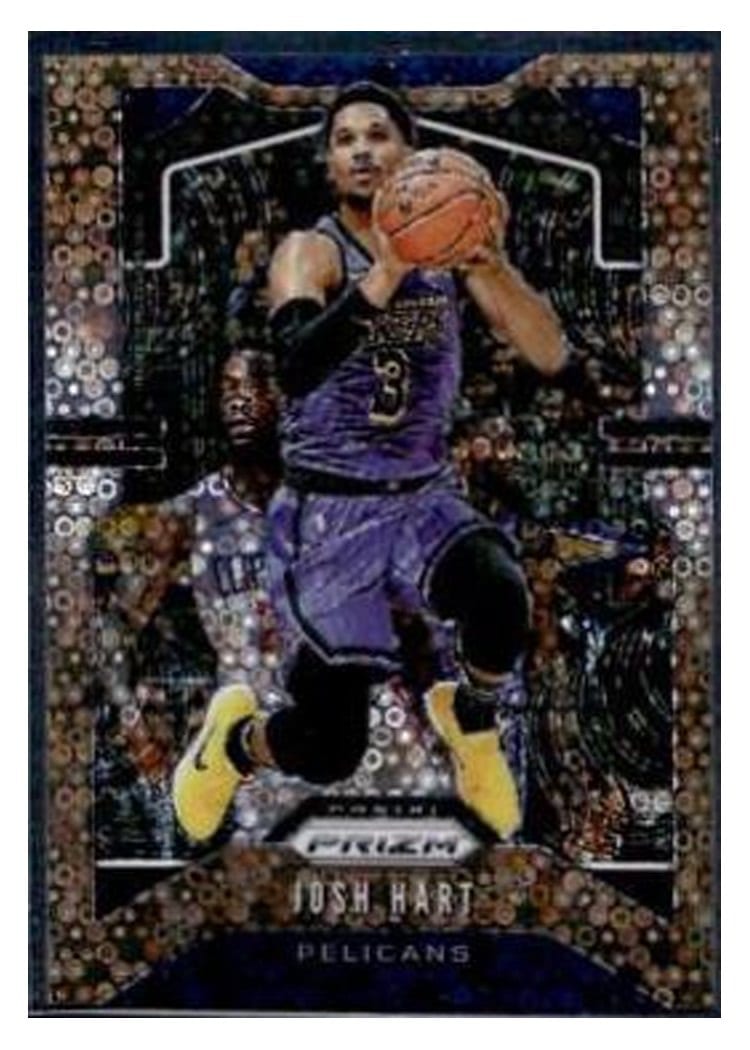 2019-20 Panini Prizm Base Set Josh Hart Fast Break Prizm Bronze #240 card