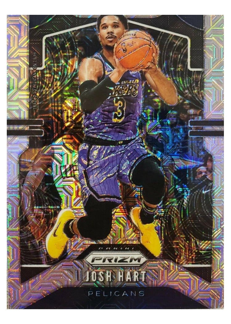 2019-20 Panini Prizm Base Set Josh Hart Mojo Prizm #240 card