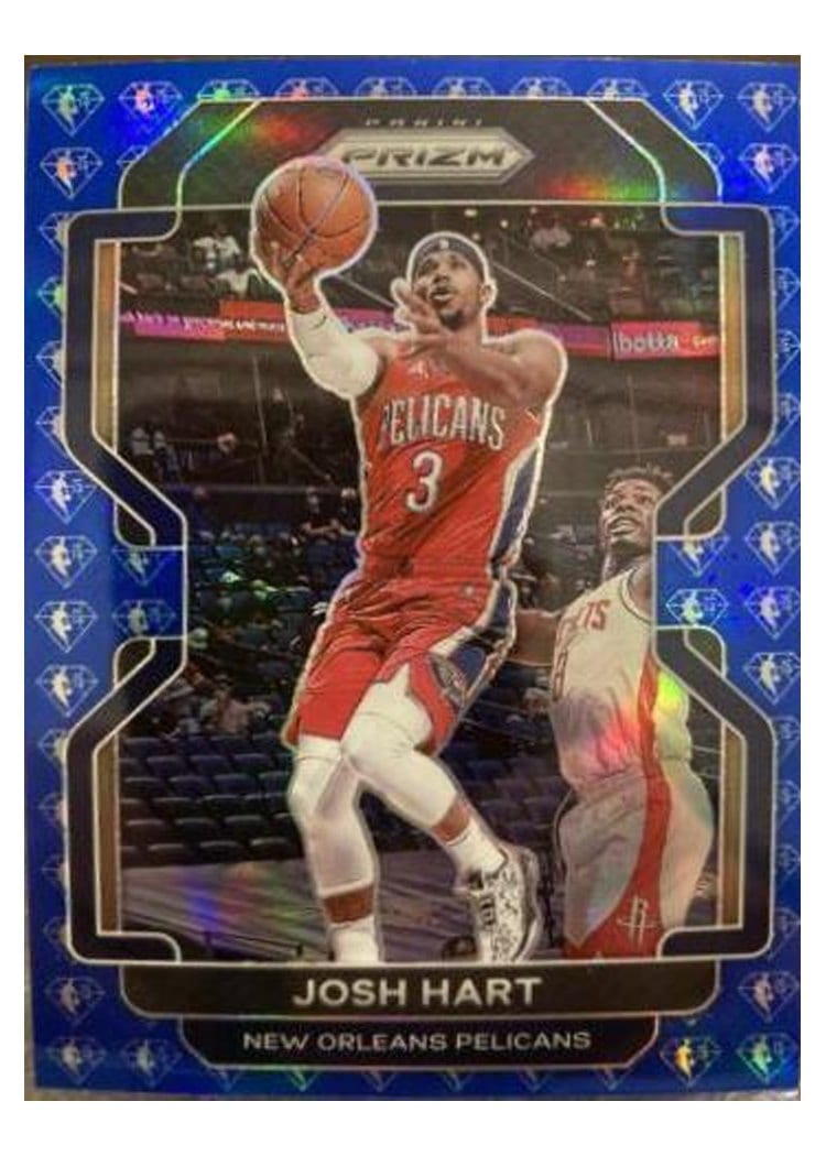 2021-22 Panini Prizm Base Set Josh Hart #48 card