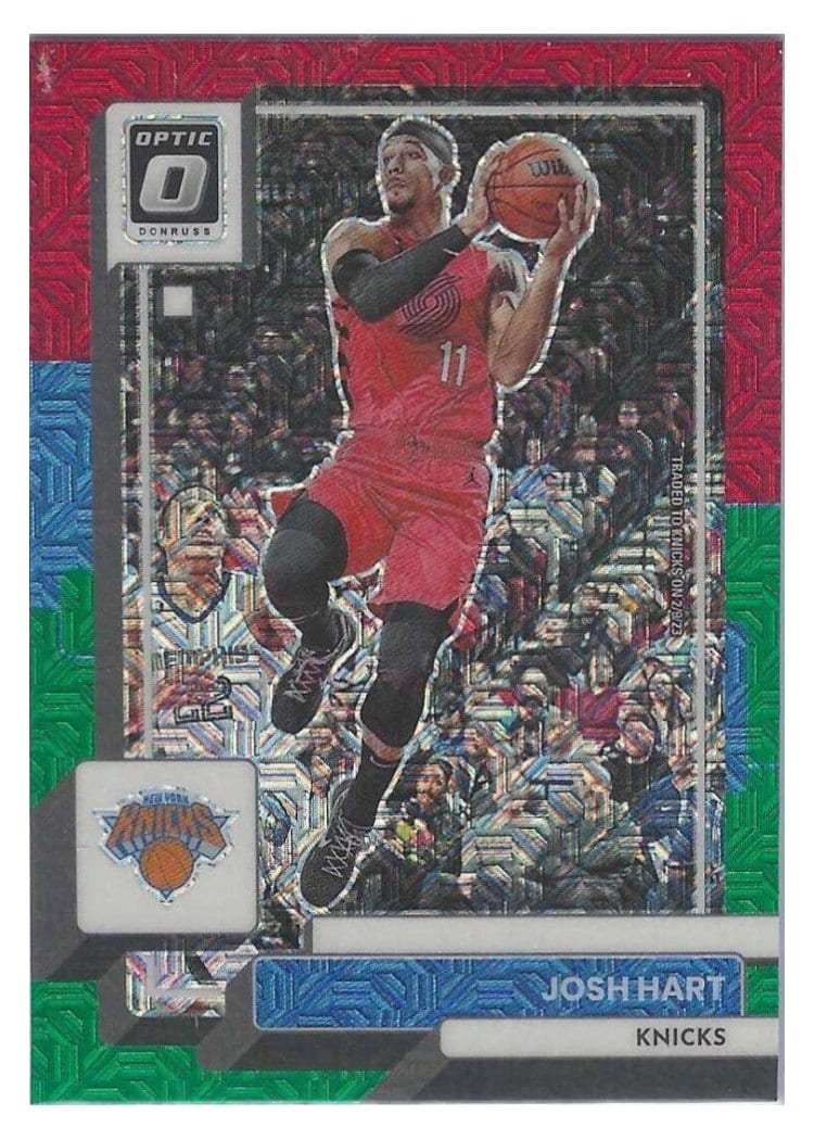 2022-23 Donruss Optic Base Set Josh Hart #55 card