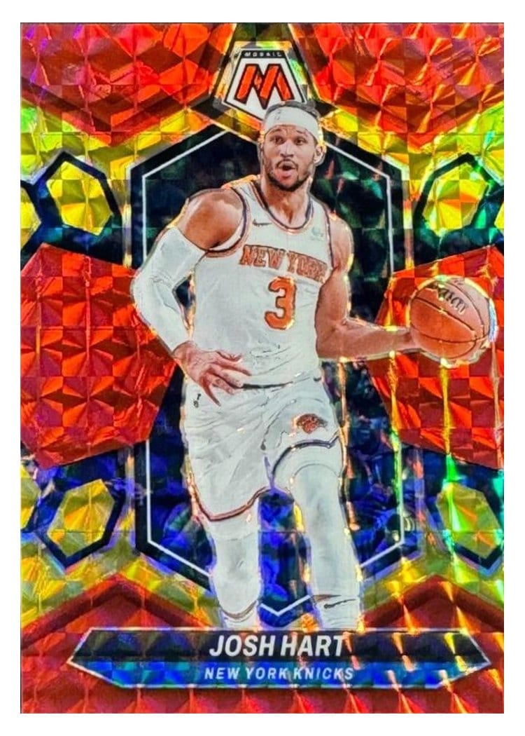 2023-24 Panini Mosaic Base Set Josh Hart #91 card