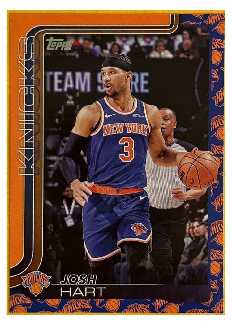 2025-26 Topps Base Set Josh Hart Team Border #16 card