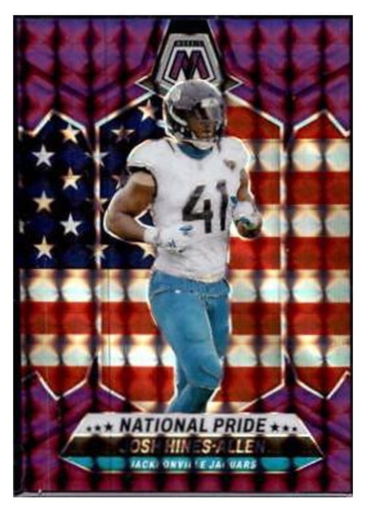 2024 Panini Mosaic Base Set Josh Hines-Allen Purple #268 card