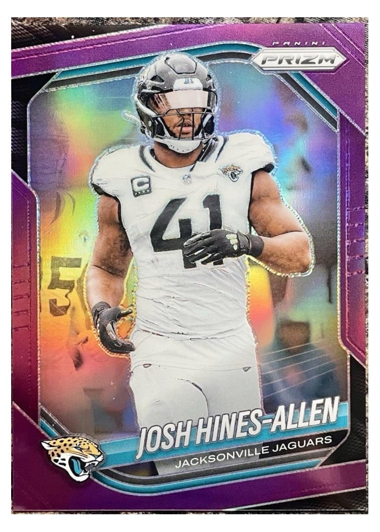 2025 Panini Prizm Base Set Josh Hines-Allen #43 card