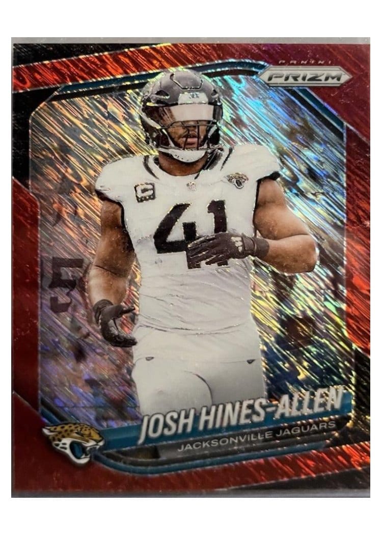 2025 Panini Prizm Base Set Josh Hines-Allen #43 card