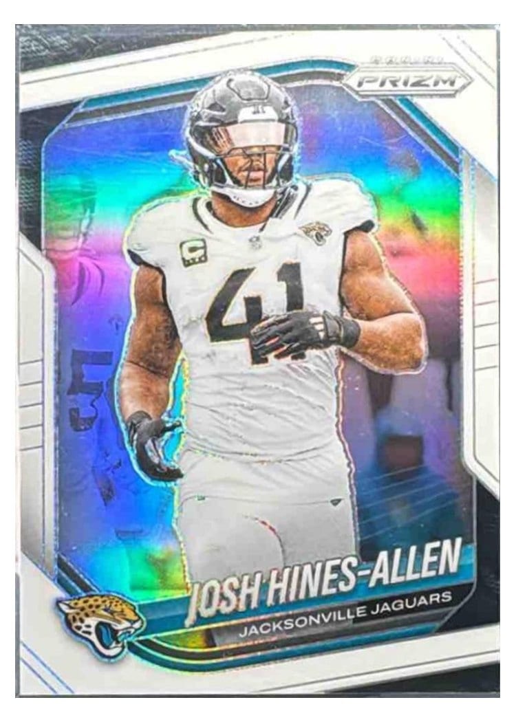 2025 Panini Prizm Base Set Josh Hines-Allen #43 card