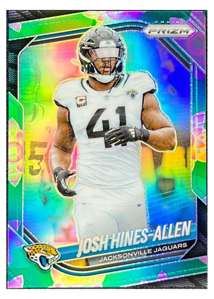 2025 Panini Prizm Base Set Josh Hines-Allen #43 card