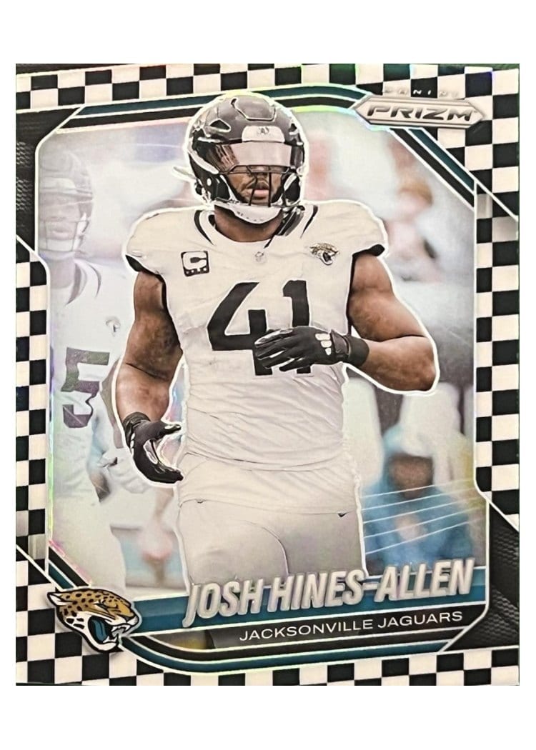 2025 Panini Prizm Base Set Josh Hines-Allen #43 card