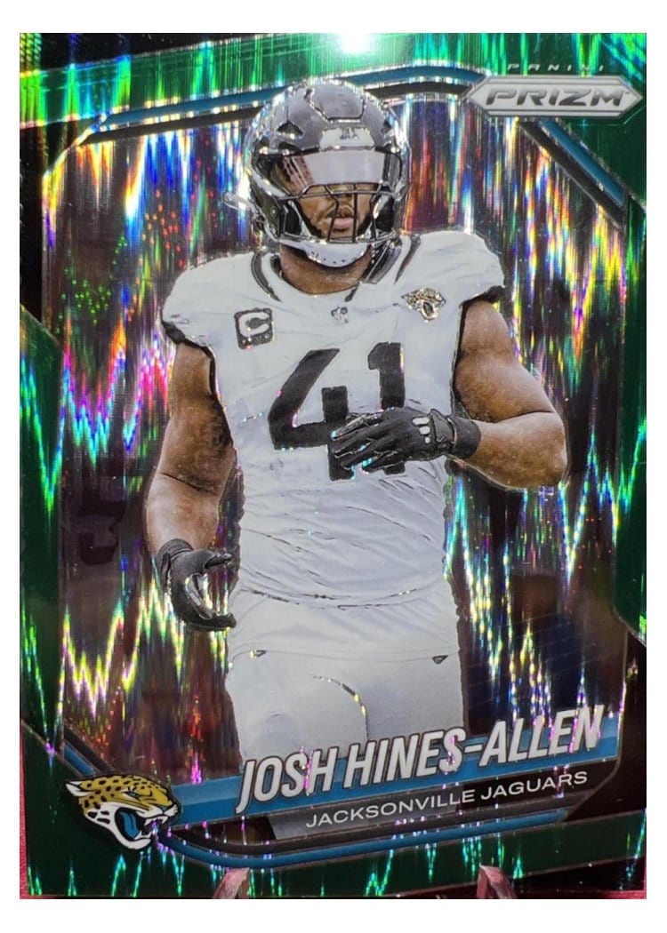 2025 Panini Prizm Base Set Josh Hines-Allen #43 card