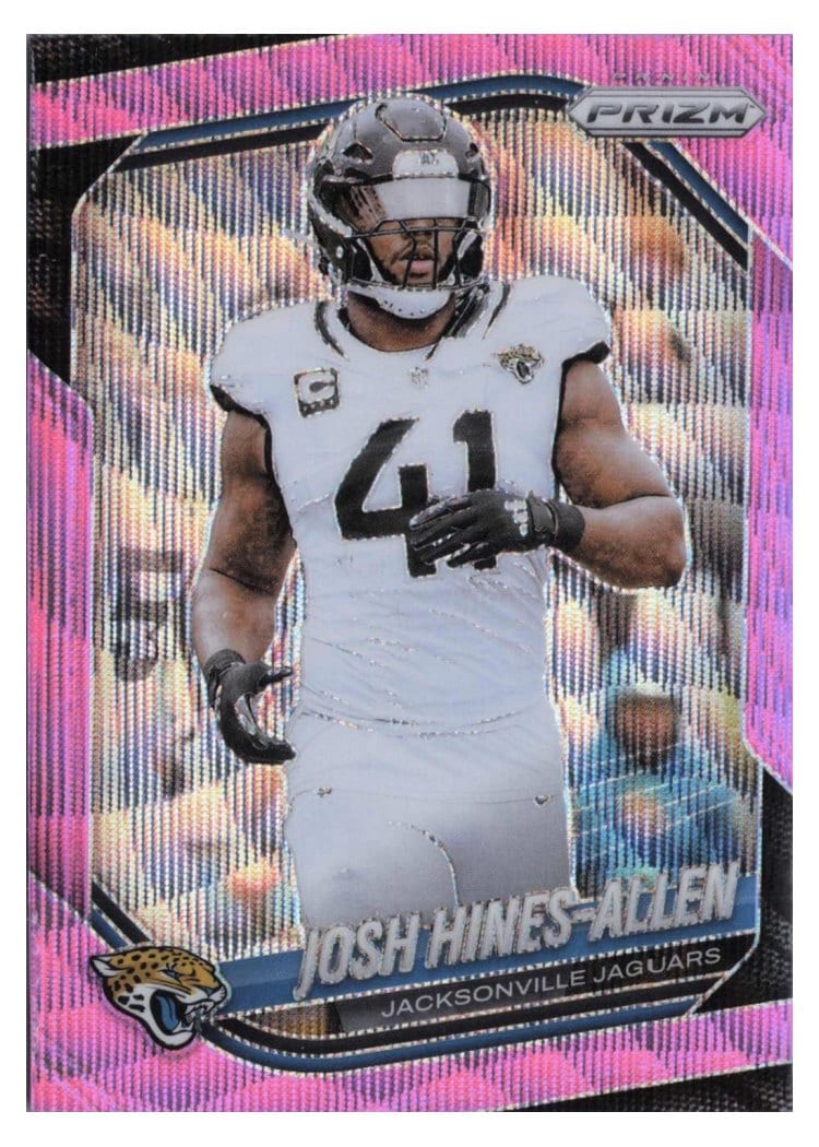 2025 Panini Prizm Base Set Josh Hines-Allen #43 card