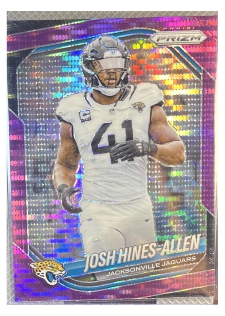 2025 Panini Prizm Base Set Josh Hines-Allen #43 card