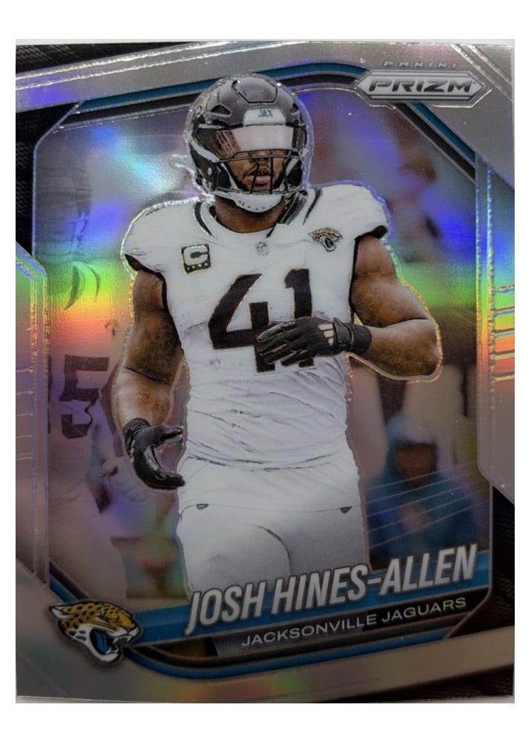 2025 Panini Prizm Base Set Josh Hines-Allen Silver #43 card