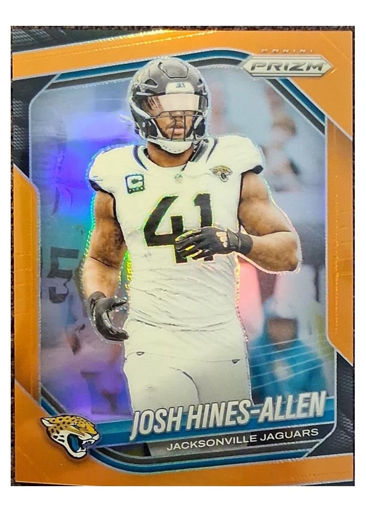 2025 Panini Prizm Base Set Josh Hines-Allen #43 card
