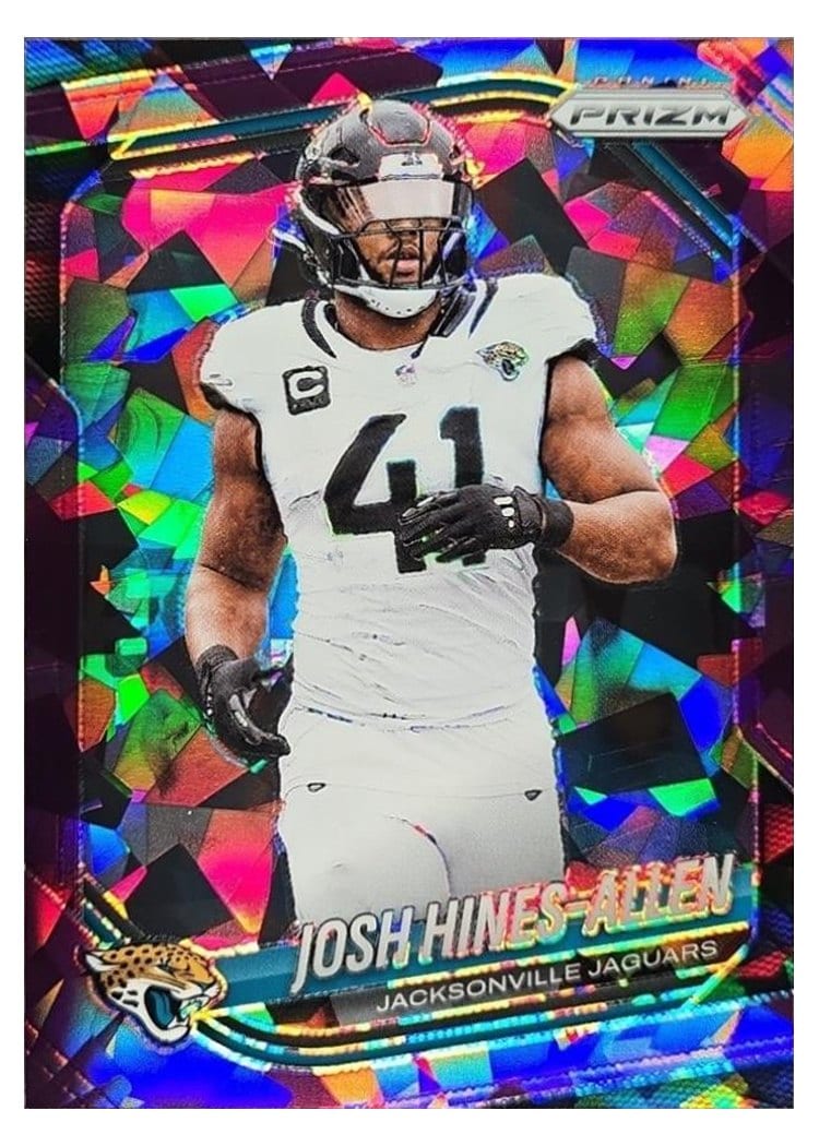 2025 Panini Prizm Base Set Josh Hines-Allen #43 card