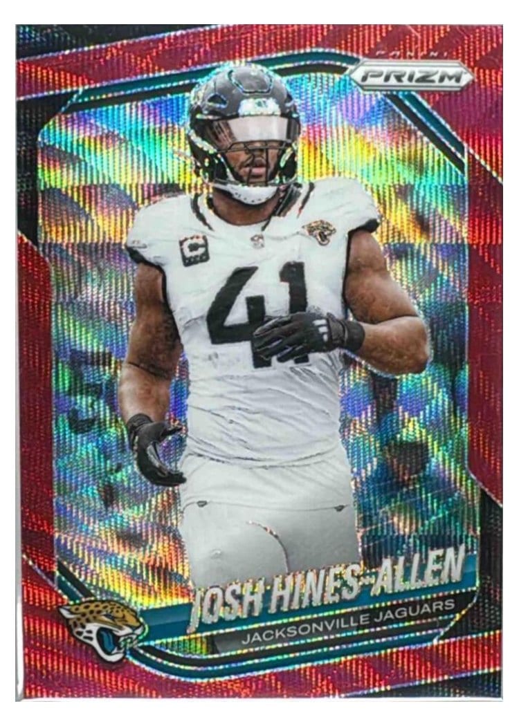 2025 Panini Prizm Base Set Josh Hines-Allen #43 card
