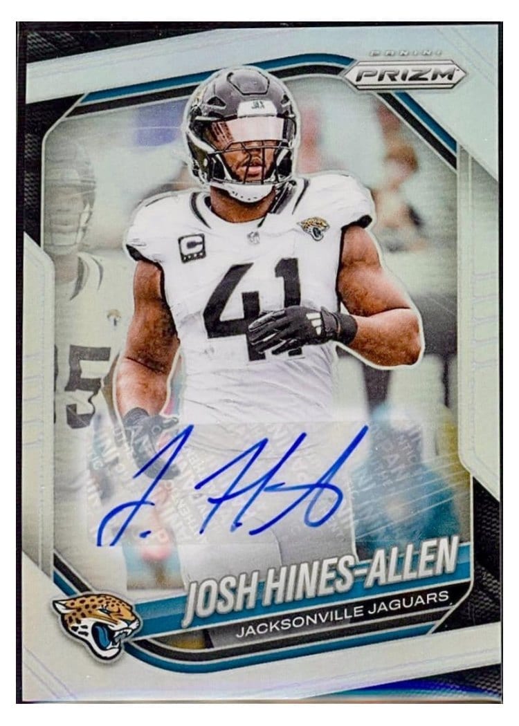 2025 Panini Prizm Base Set Josh Hines-Allen #43 card