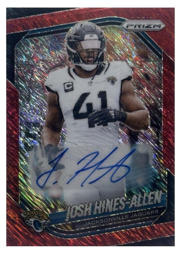 2025 Panini Prizm Base Set Josh Hines-Allen #43 card