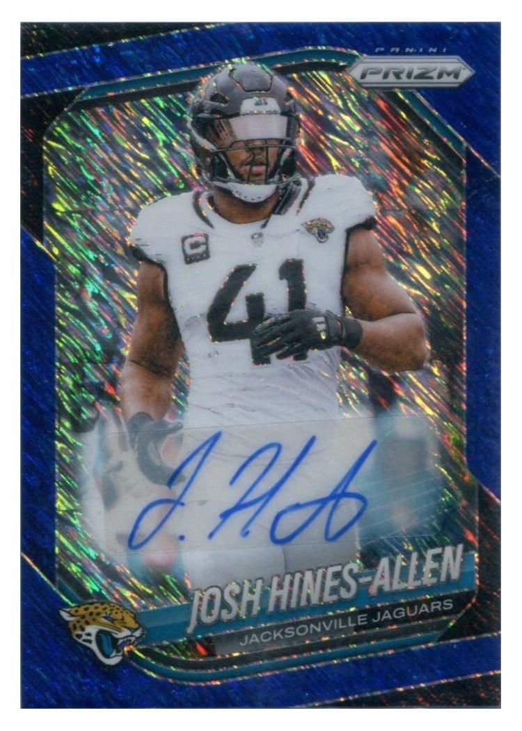 2025 Panini Prizm Base Set Josh Hines-Allen #43 card