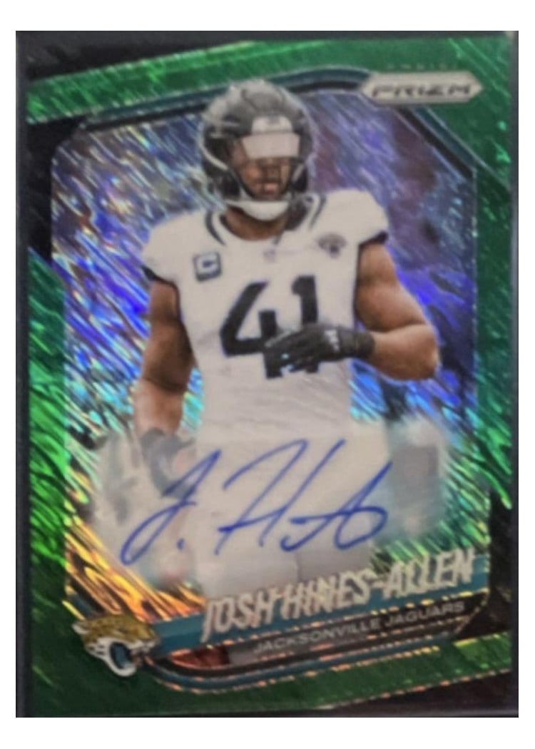 2025 Panini Prizm Base Set Josh Hines-Allen #43 card