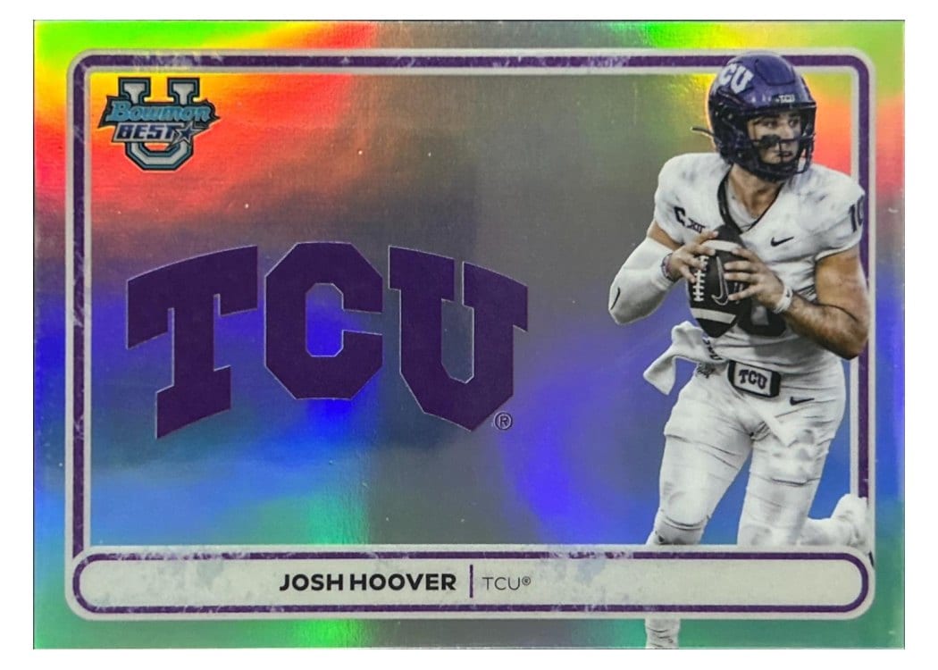 2025 Bowman University Best Campus Crests Refractor Josh Hoover #CC-11 card