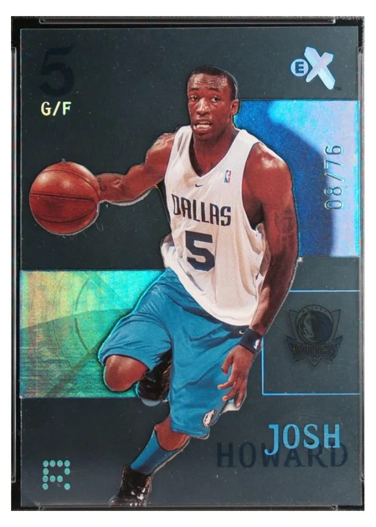 2003 Fleer E-X Josh Howard #76 card