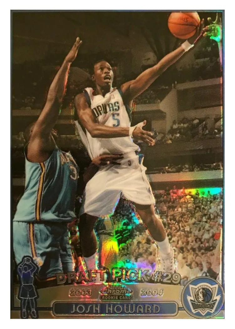 2003 Topps Chrome Josh Howard #139 card