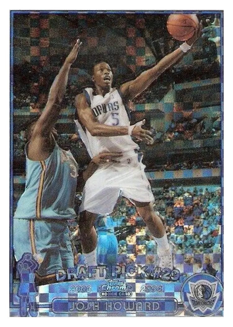 2003 Topps Chrome Josh Howard #139 card