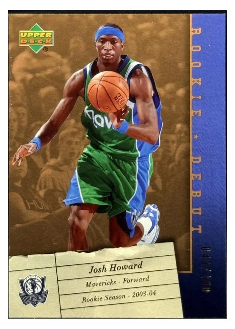 2006 Upper Deck Rookie Debut Josh Howard #17 card