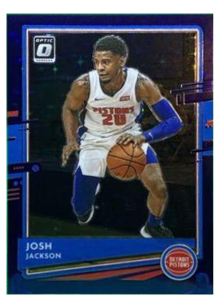 2020-21 Donruss Optic Base Set Josh Jackson Purple Stars #74 card