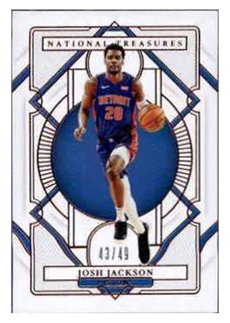 2020-21 Panini National Treasures Base Set Josh Jackson #31 card