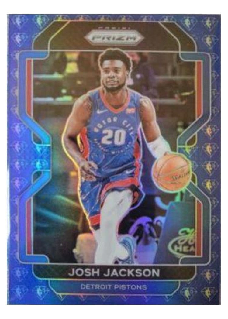 2021-22 Panini Prizm Base Set Josh Jackson Blue Prizm #190 card