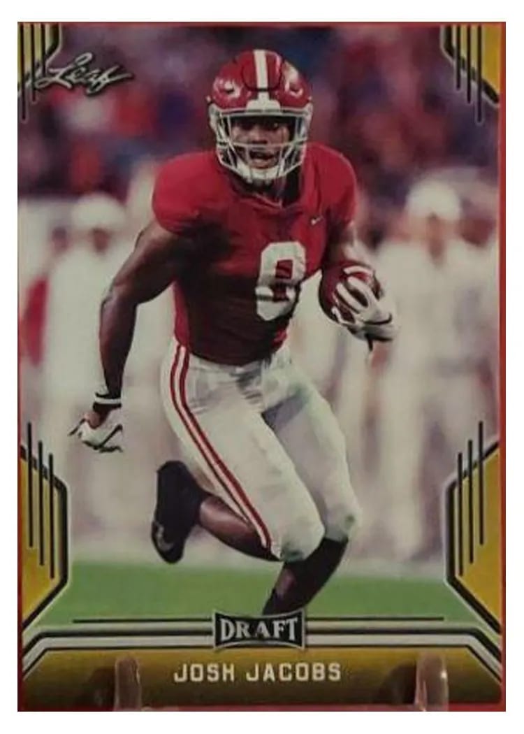 2019 Leaf Draft Josh Jacobs #43 card