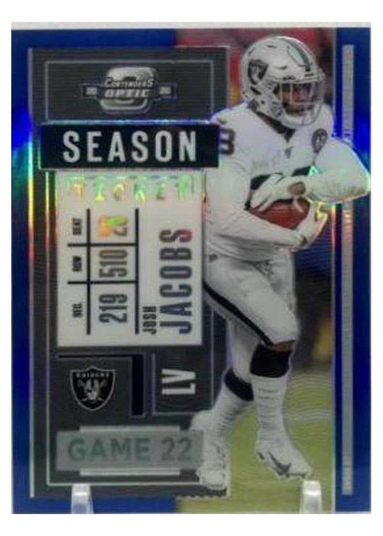 2020 Panini Contenders Optic Josh Jacobs #32 card