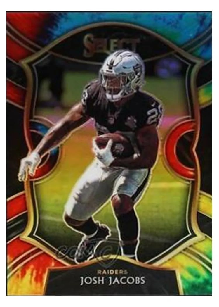 2020 Panini Select Base Set Josh Jacobs #33 card