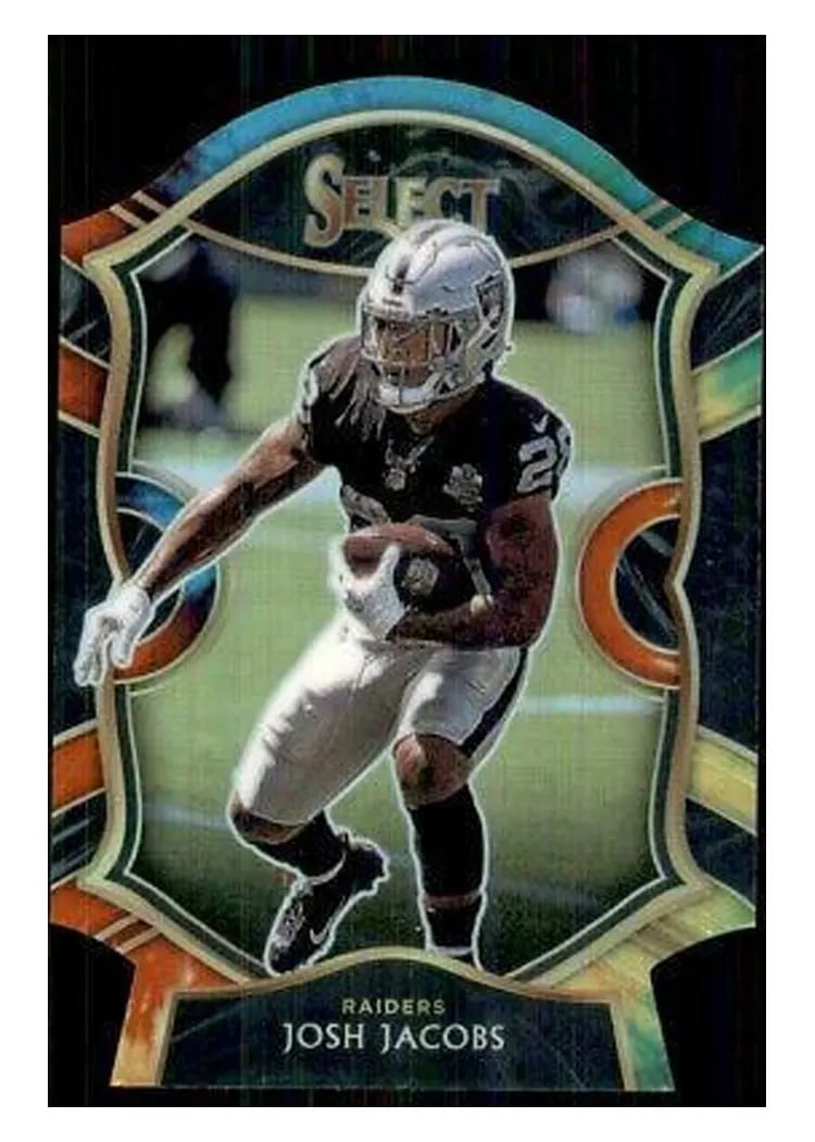 2020 Panini Select Base Set Josh Jacobs #33 card