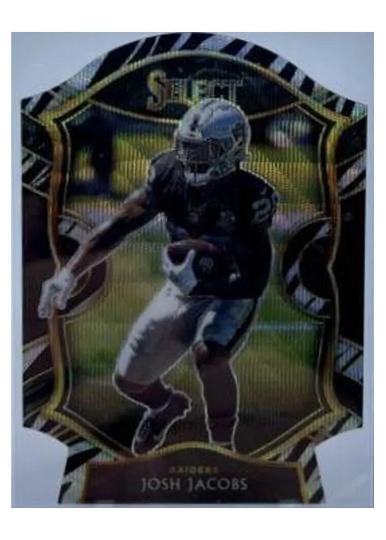 2020 Panini Select Base Set Josh Jacobs #33 card