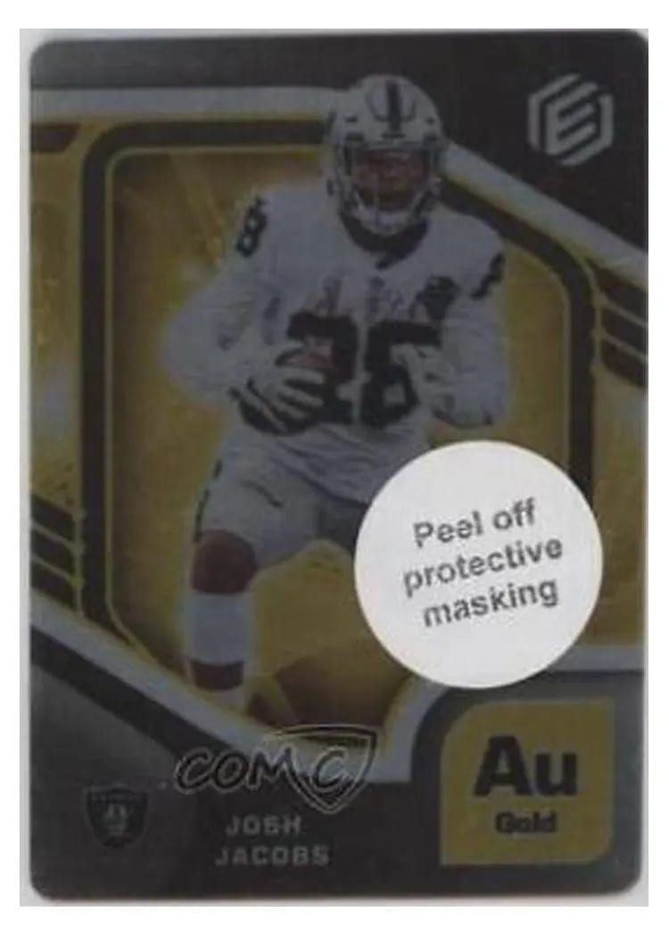 2021 Panini Elements Josh Jacobs #26 card