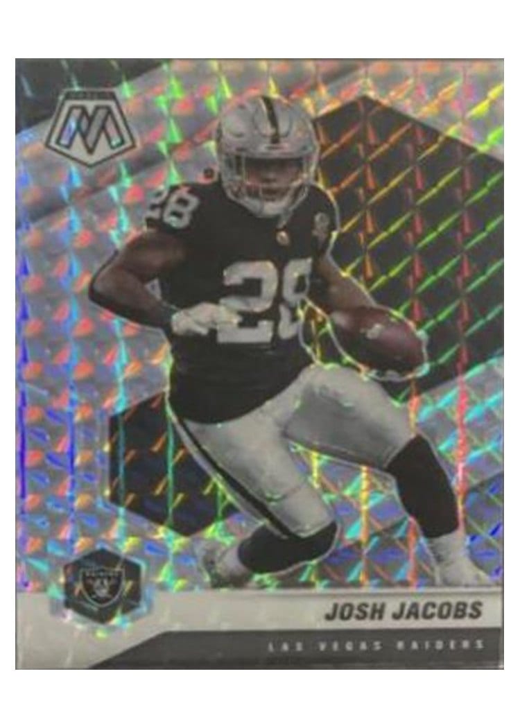 2021 Panini Mosaic Base Set Josh Jacobs #107 card