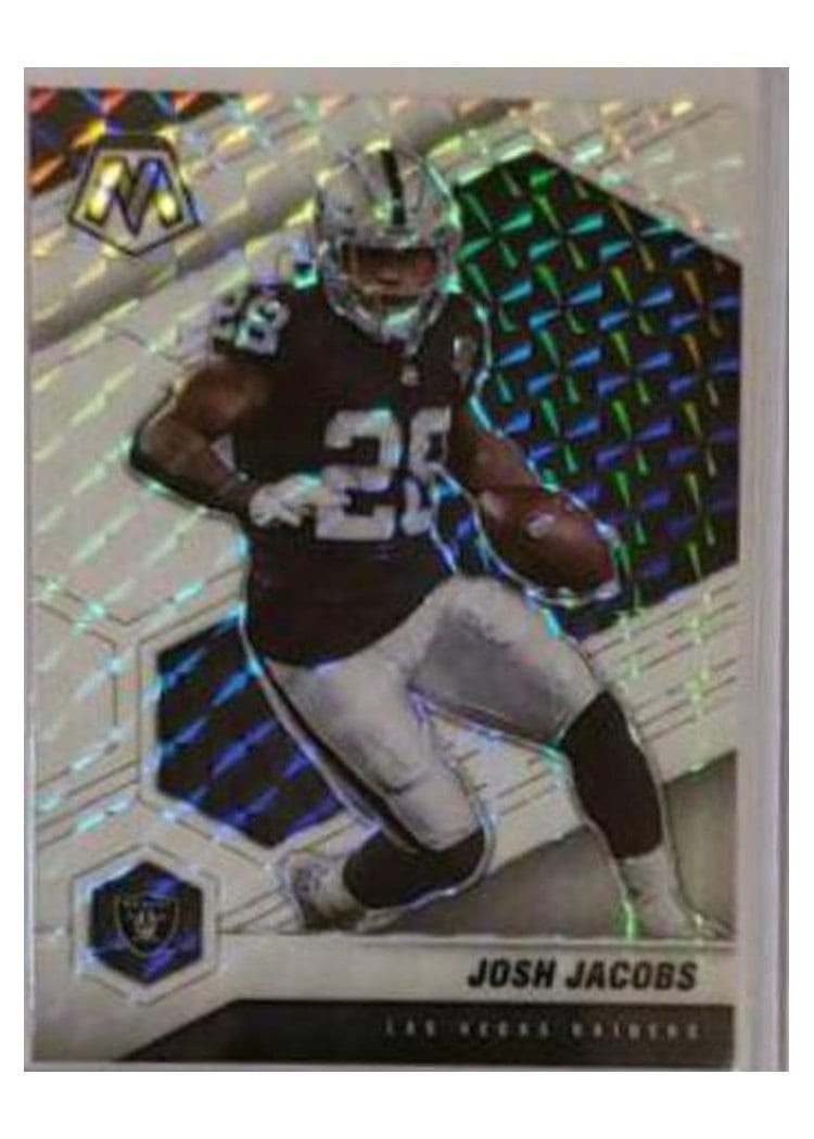 2021 Panini Mosaic Base Set Josh Jacobs #107 card