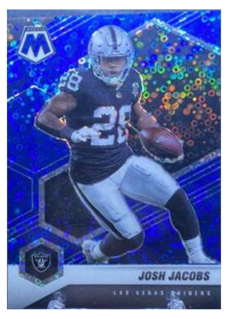 2021 Panini Mosaic Base Set Josh Jacobs #107 card