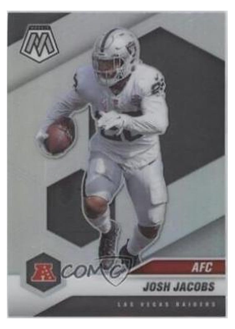 2021 Panini Mosaic Base Set Josh Jacobs #235 card